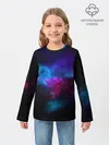 Детский лонгслив / НЕОН КОСМОС