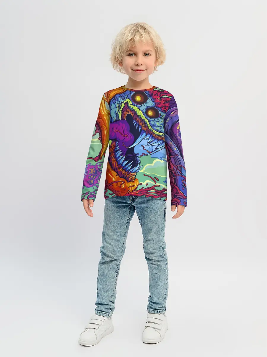 Детский лонгслив / CS GO HYPERBEAST | КС ГО ХАЙПЕРБИСТ