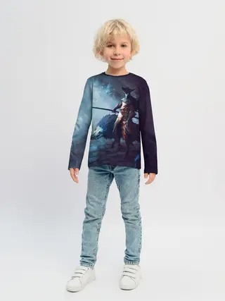 Детский лонгслив / Plague Doctor painting