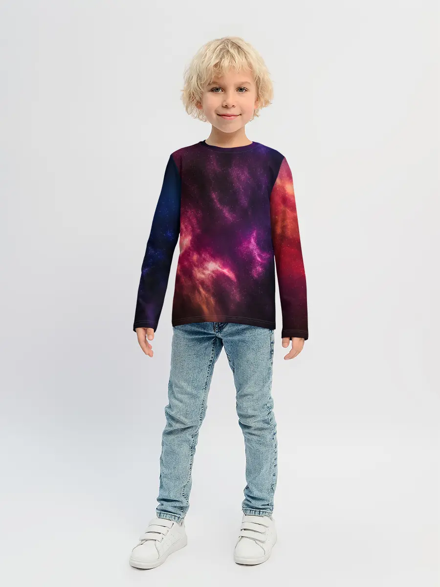 Детский лонгслив / КОСМОС