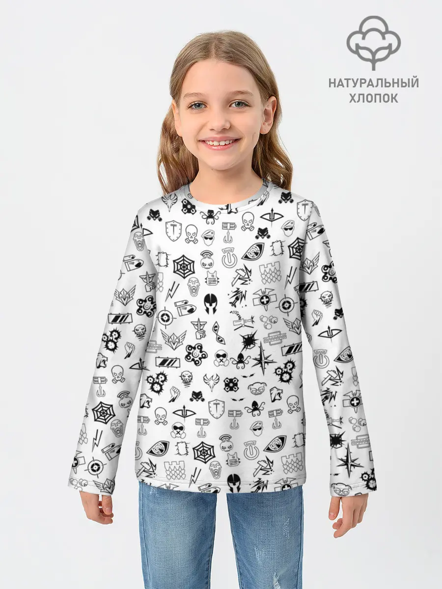 Детский лонгслив / RAINBOW SIX SIEGE | РАДУГА 6 ОСАДА | R6S