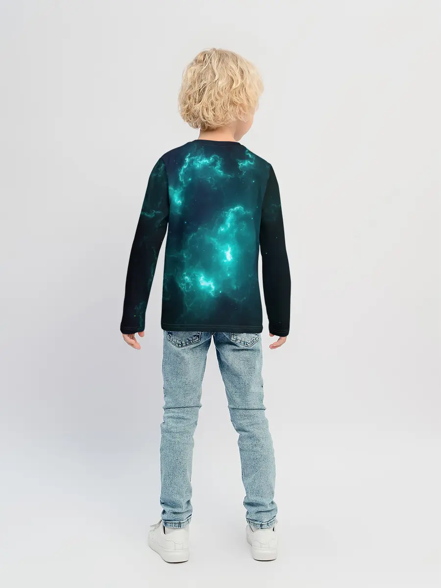 Детский лонгслив / НЕОНОВЫЙ КОСМОС | NEON SPACE