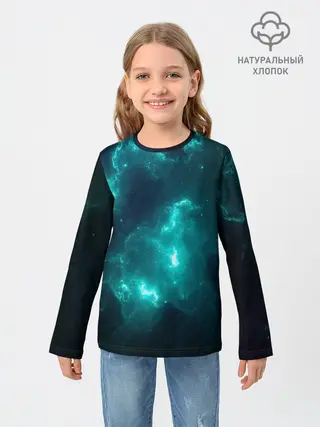 Детский лонгслив / НЕОНОВЫЙ КОСМОС | NEON SPACE