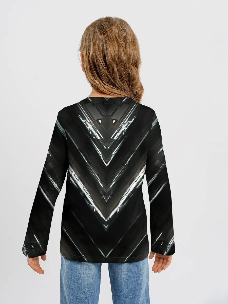 Детский лонгслив / МЕТАЛЛИЧЕСКАЯ БРОНЯ