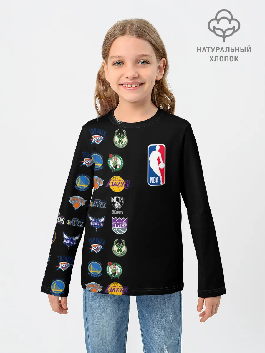 Детский лонгслив / NBA