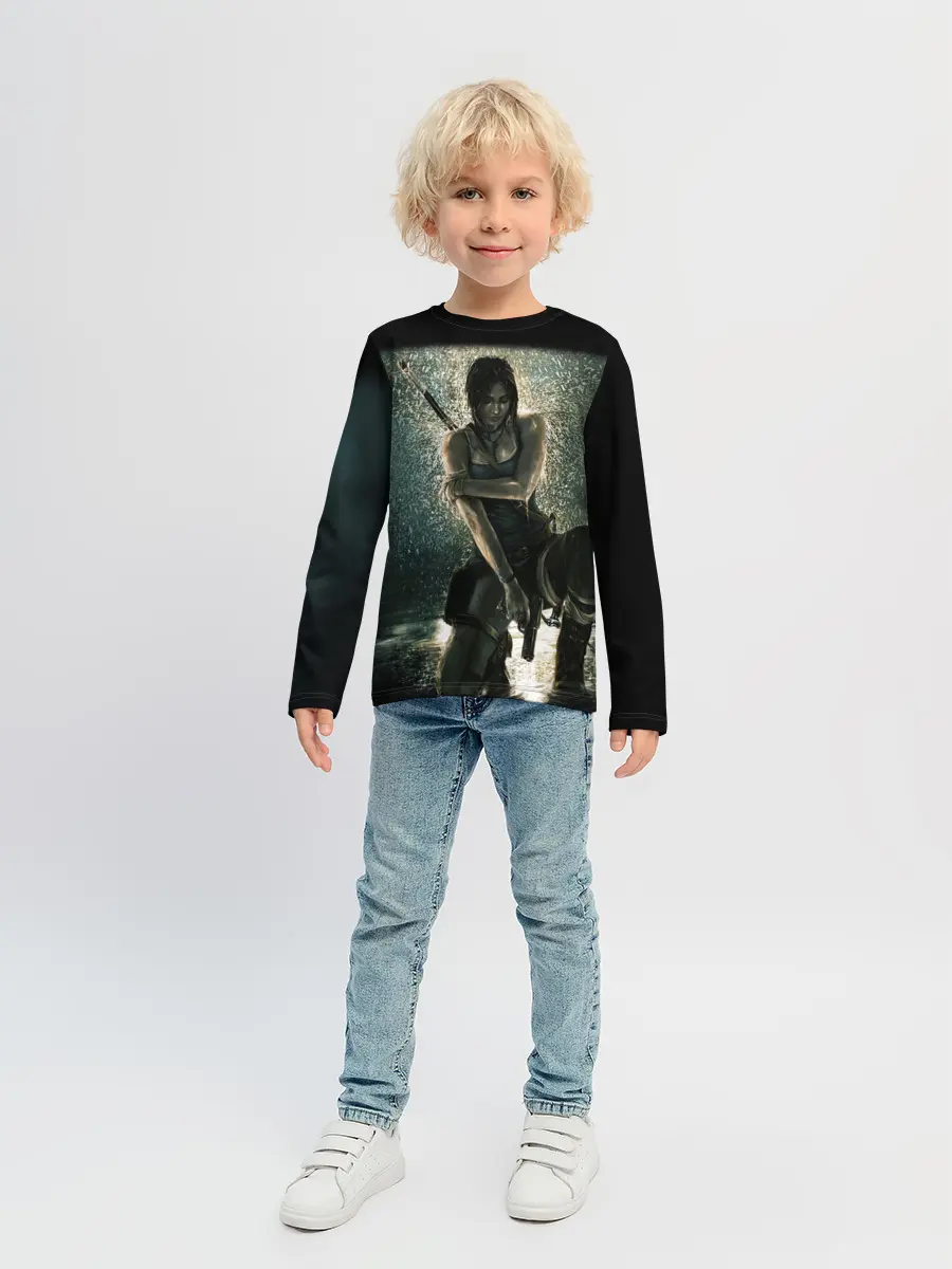 Детский лонгслив / TOMB RAIDER