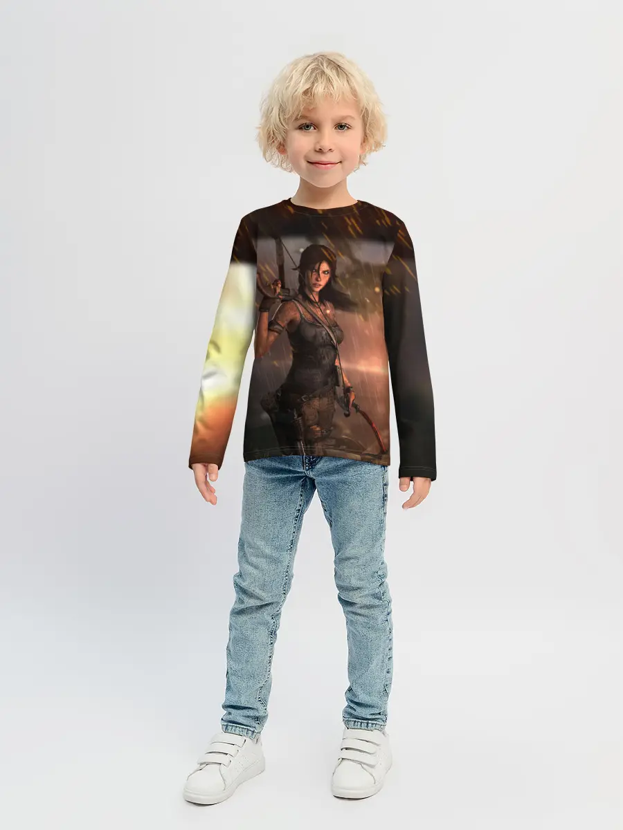 Детский лонгслив / TOMB RAIDER