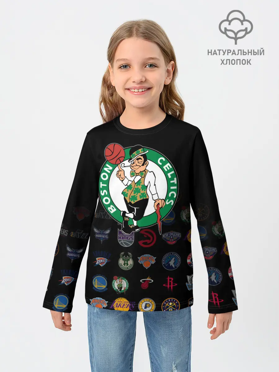 Детский лонгслив / Boston Celtics