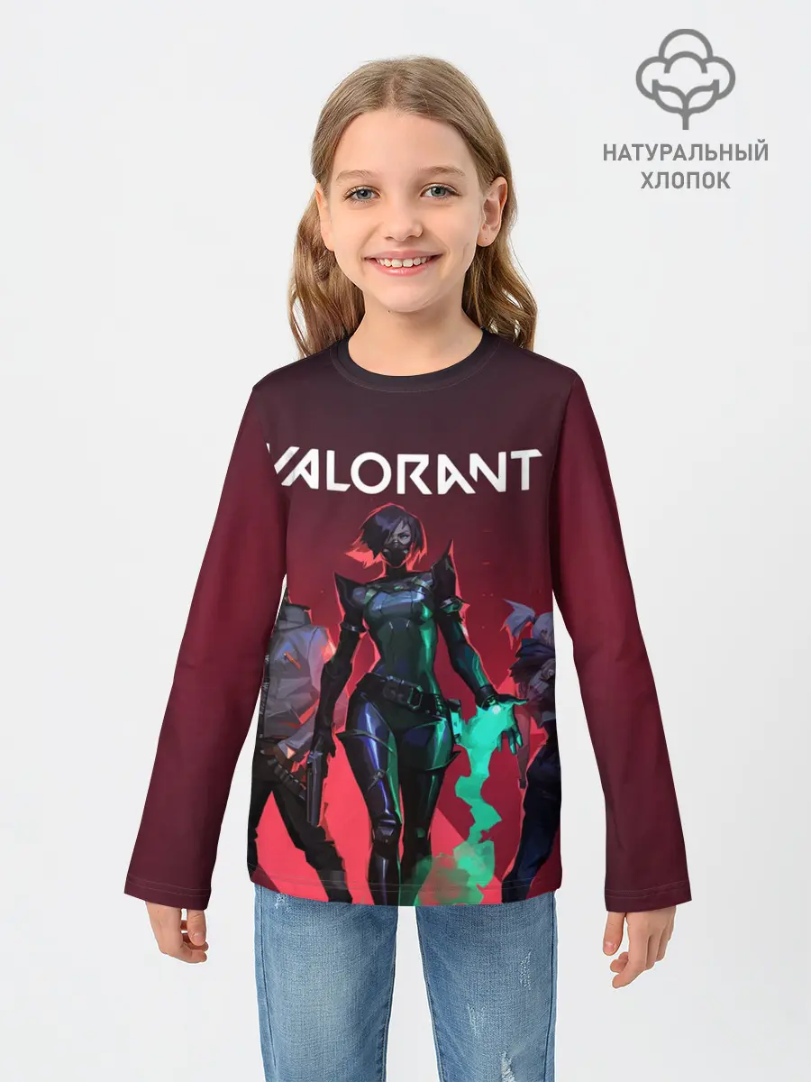 Детский лонгслив / Valorant