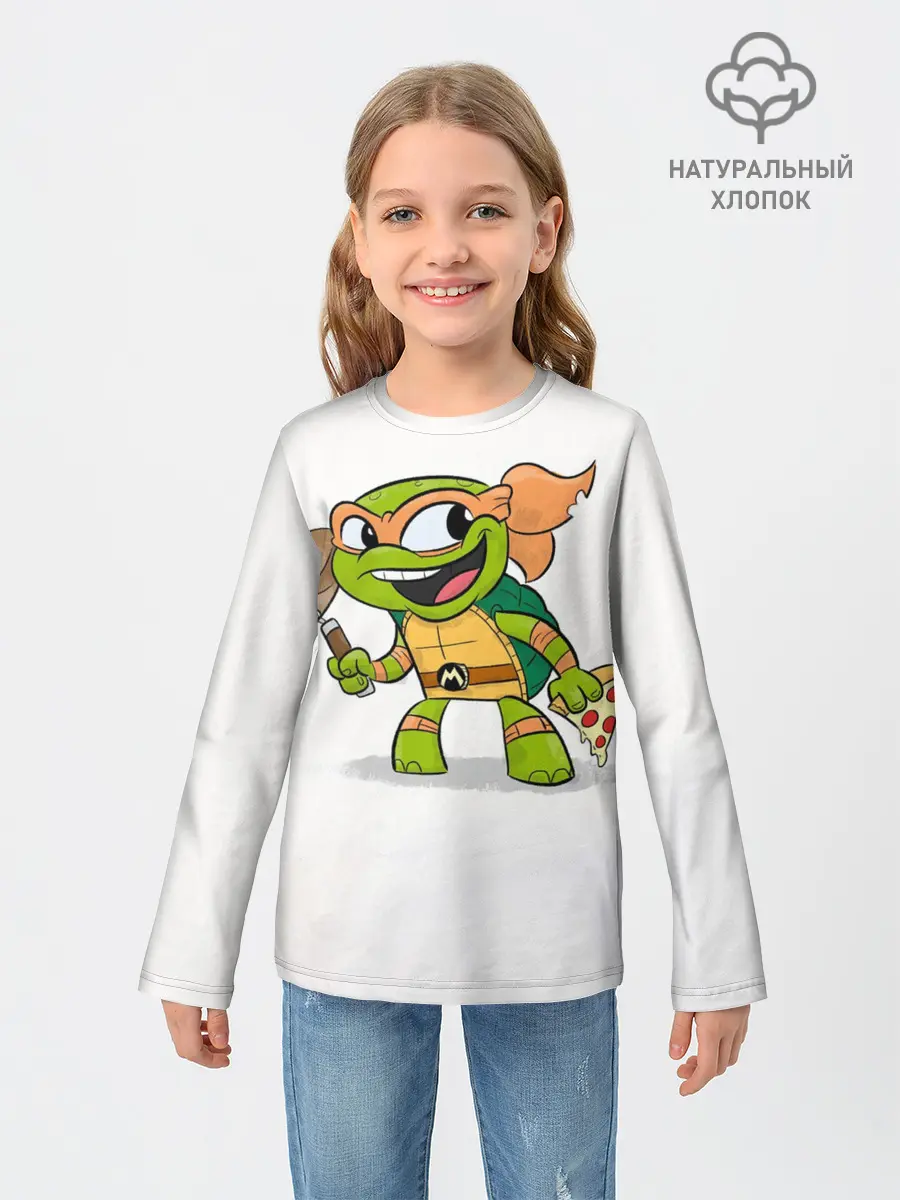 Детский лонгслив / ЧЕРЕПАШКИ МУТАНТЫ НИНДЗЯ