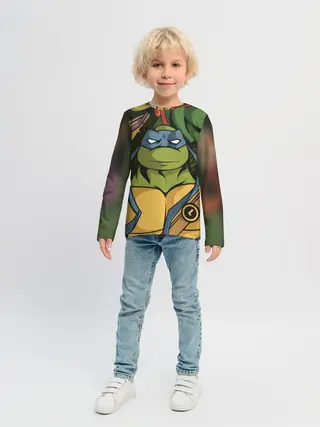 Детский лонгслив / TMNT