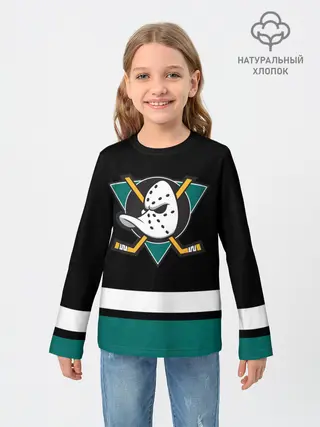 Детский лонгслив / Анахайм Дакс