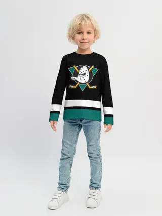 Детский лонгслив / Анахайм Дакс