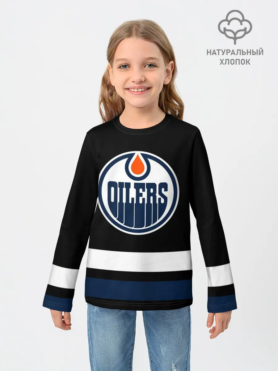 Детский лонгслив / Эдмонтон Ойлерз