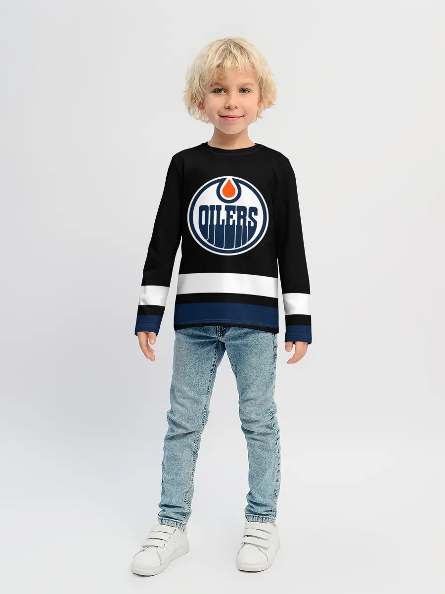 Детский лонгслив / Эдмонтон Ойлерз