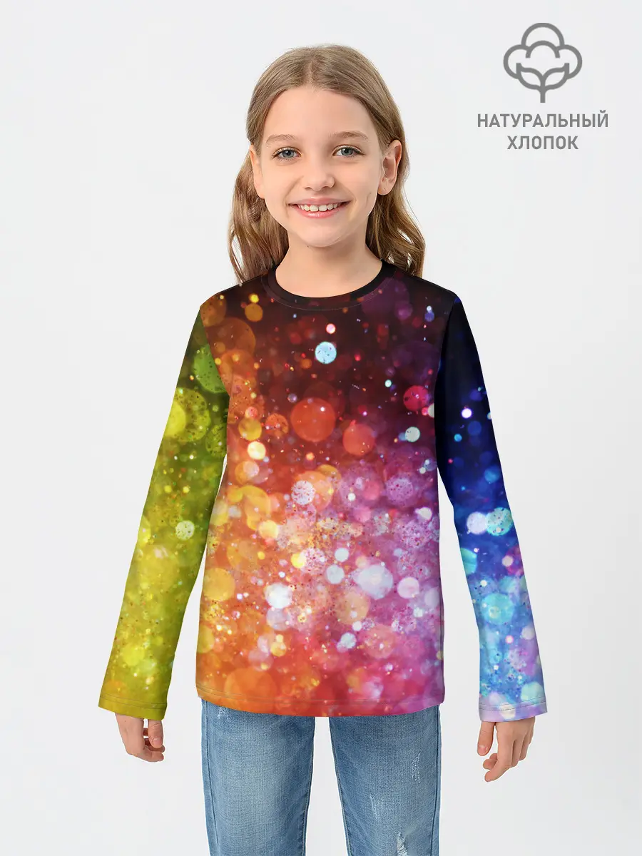 Детский лонгслив / Боке