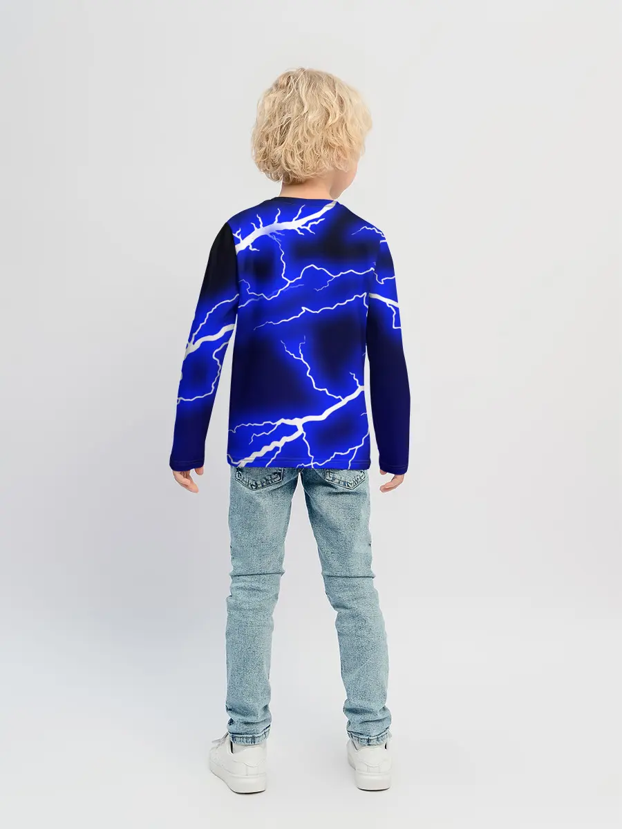 Детский лонгслив / СИНИЕ МОЛНИИ