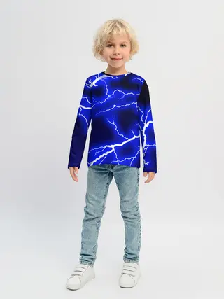 Детский лонгслив / СИНИЕ МОЛНИИ