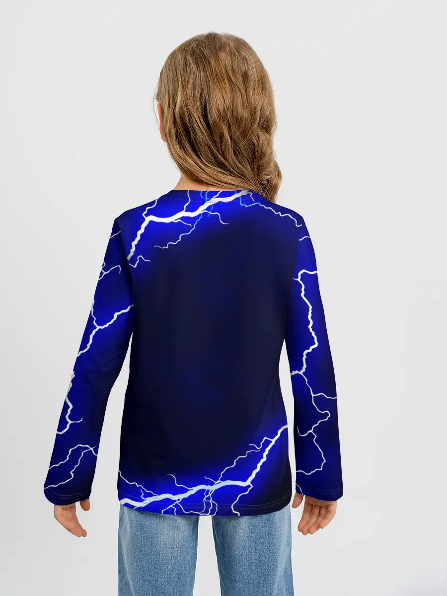 Детский лонгслив / СИНИЕ МОЛНИИ