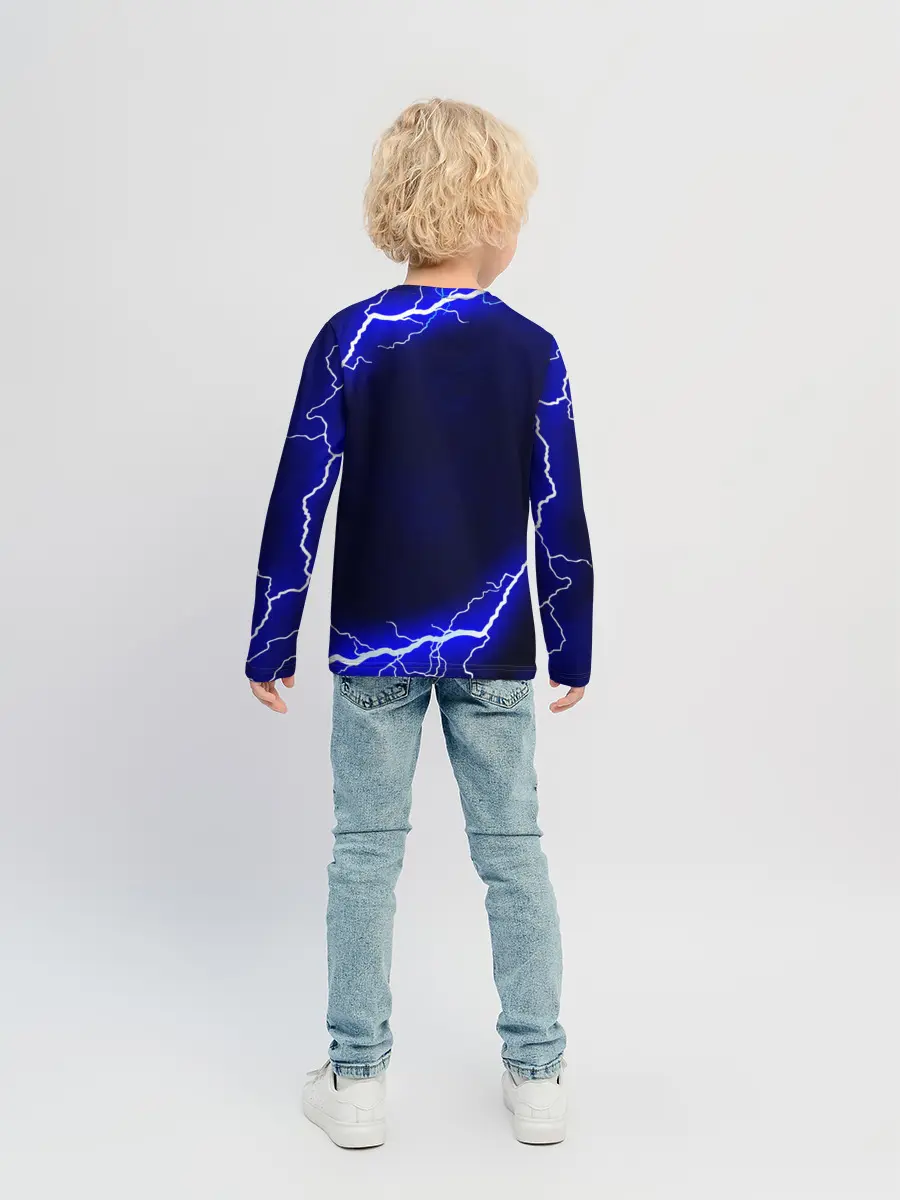 Детский лонгслив / СИНИЕ МОЛНИИ