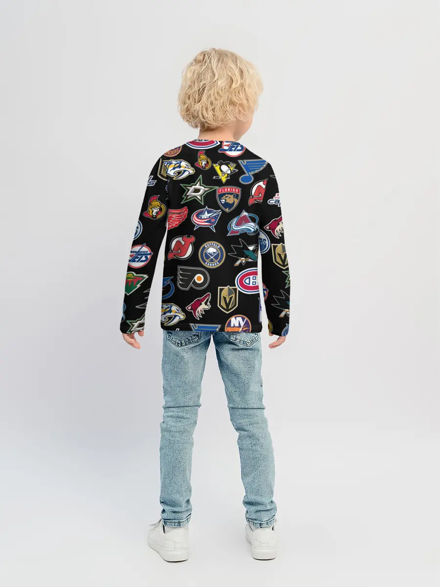 Детский лонгслив / NBA PATTERN