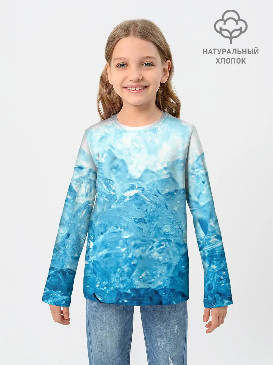 Детский лонгслив / Лёд