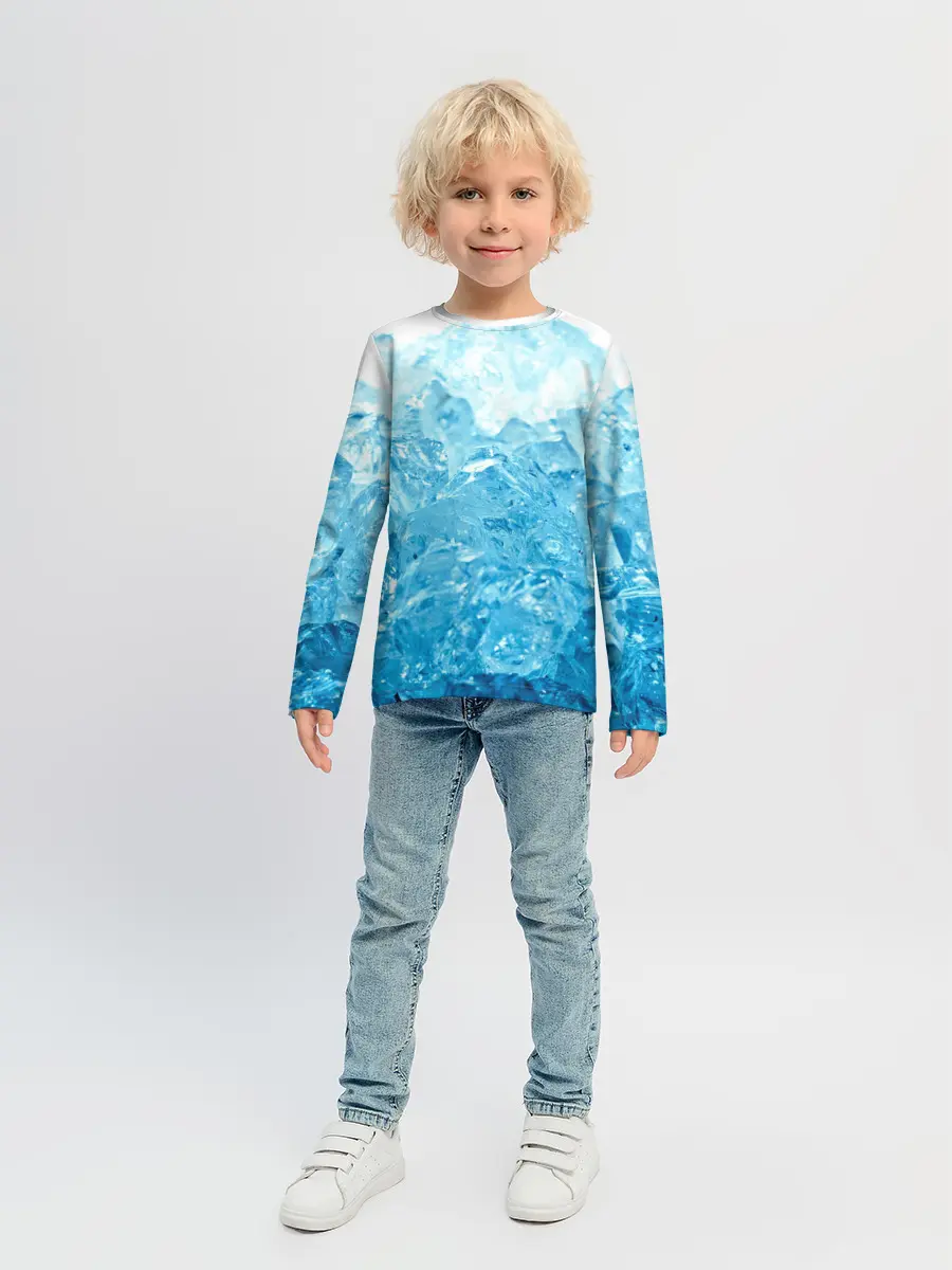 Детский лонгслив / Лёд