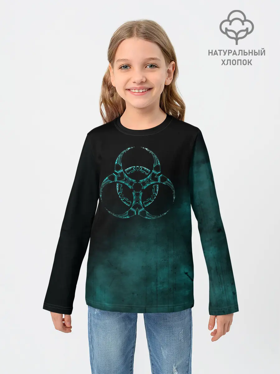Детский лонгслив / Biohazard