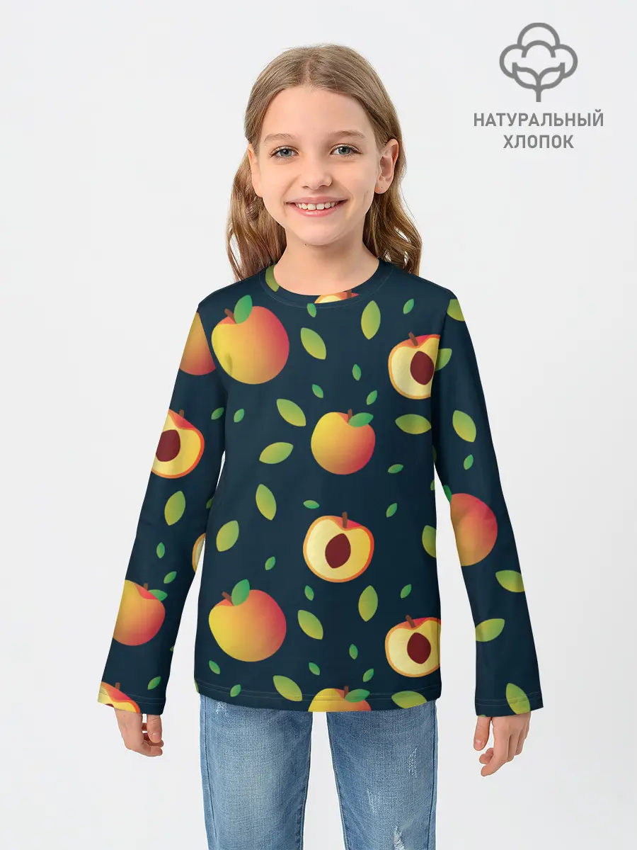 Детский лонгслив / Фруктовый арт