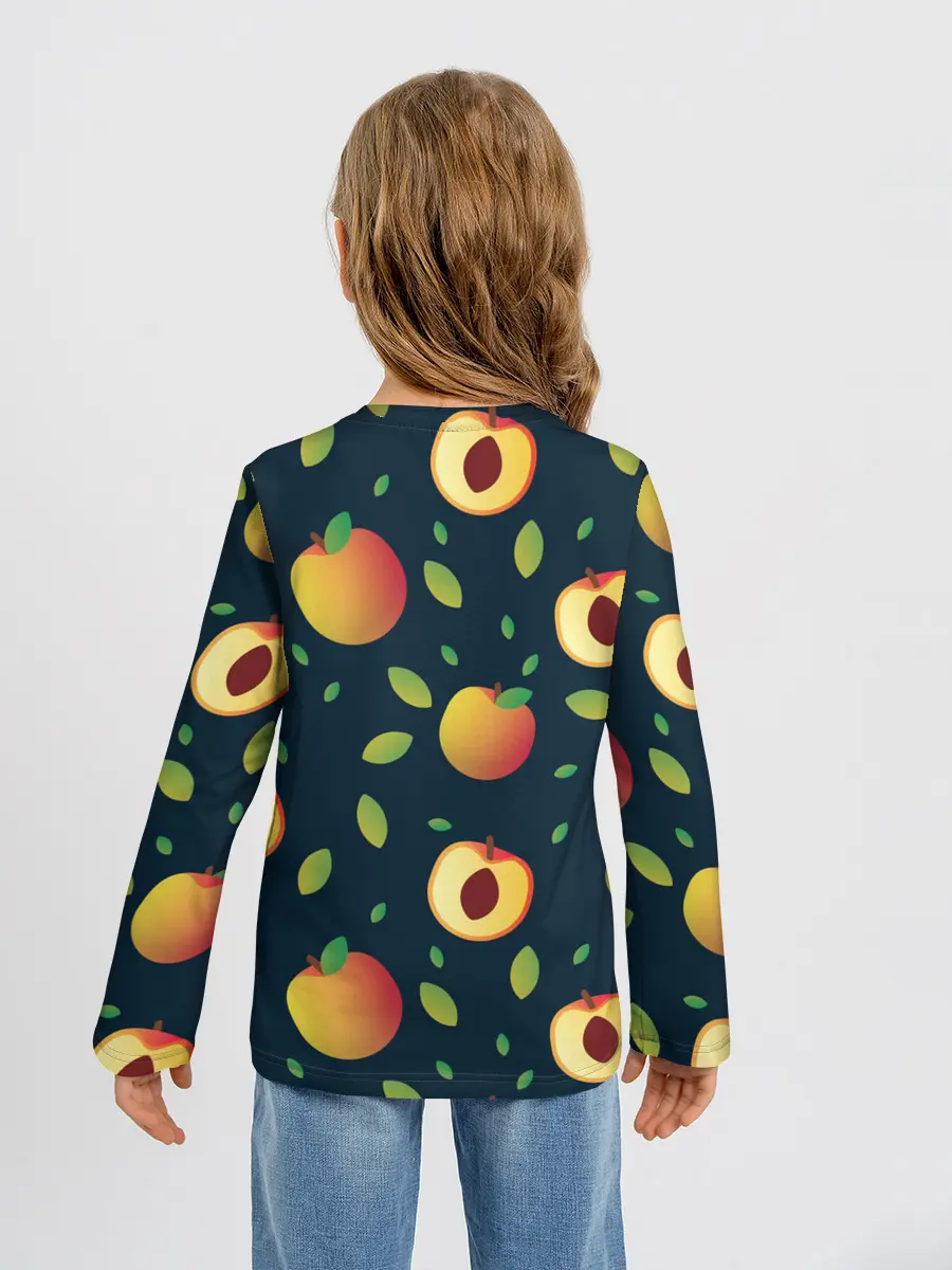 Детский лонгслив / Фруктовый арт