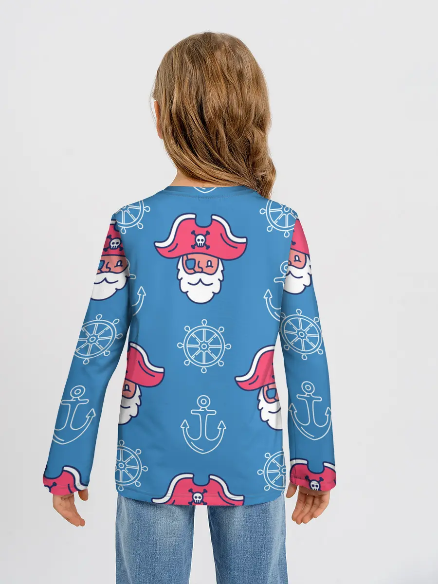 Детский лонгслив / Пиратский арт