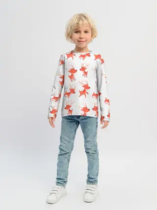 Детский лонгслив / Милый олень