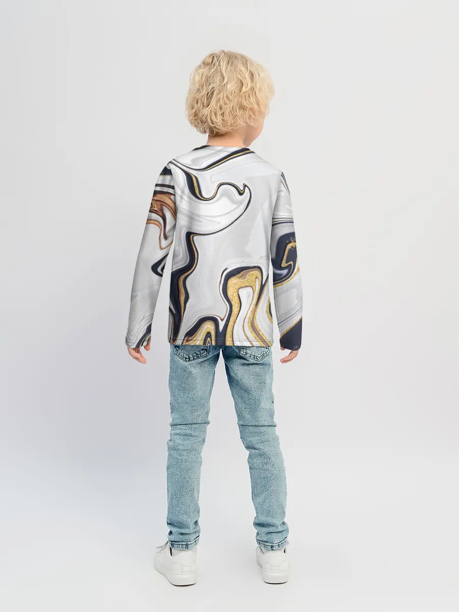 Детский лонгслив / Абстракция