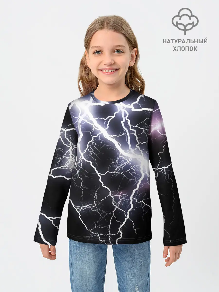 Детский лонгслив / Молния