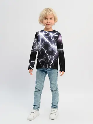 Детский лонгслив / Молния
