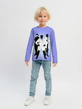 Детский лонгслив / Герои наших дней