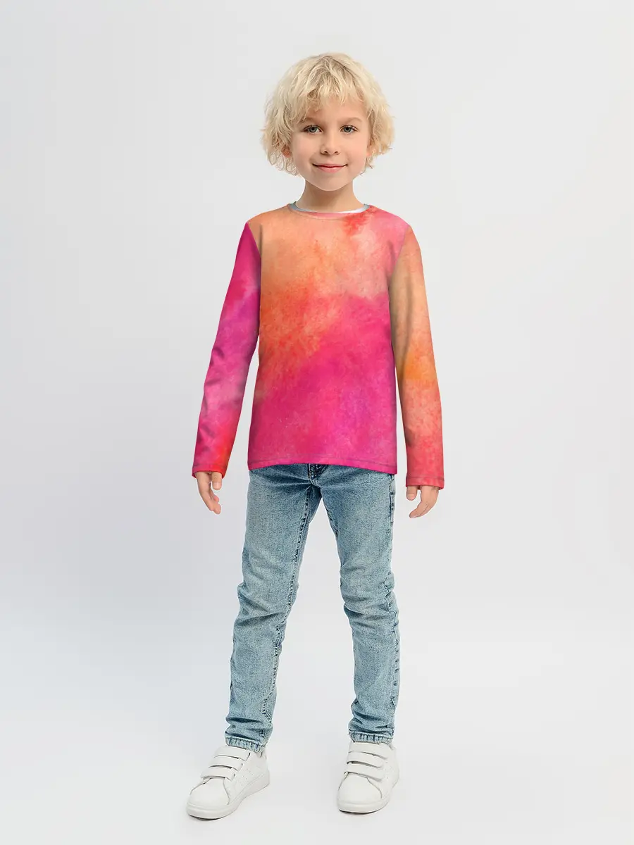 Детский лонгслив / Краски
