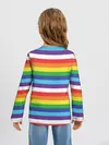 Детский лонгслив / Радужные полосы
