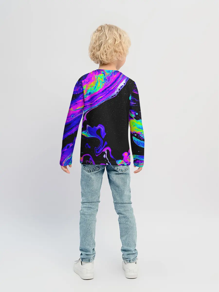 Детский лонгслив / DIGITAL ABSTRACT