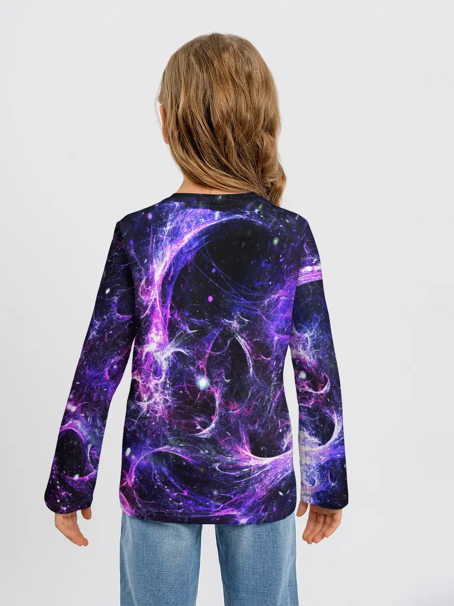 Детский лонгслив / SPACE STARS | КОСМОС ЗВЁЗДЫ