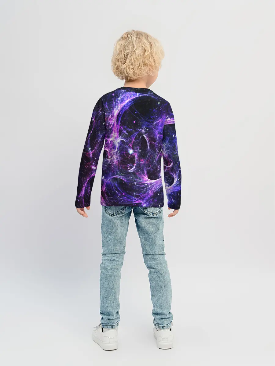 Детский лонгслив / SPACE STARS | КОСМОС ЗВЁЗДЫ