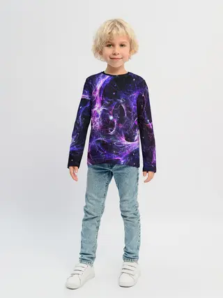 Детский лонгслив / SPACE STARS | КОСМОС ЗВЁЗДЫ