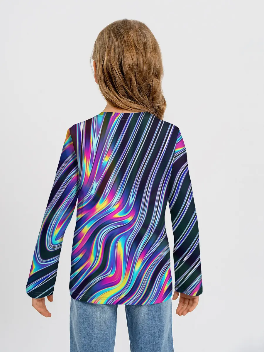 Детский лонгслив / DIGITAL ABSTRACT