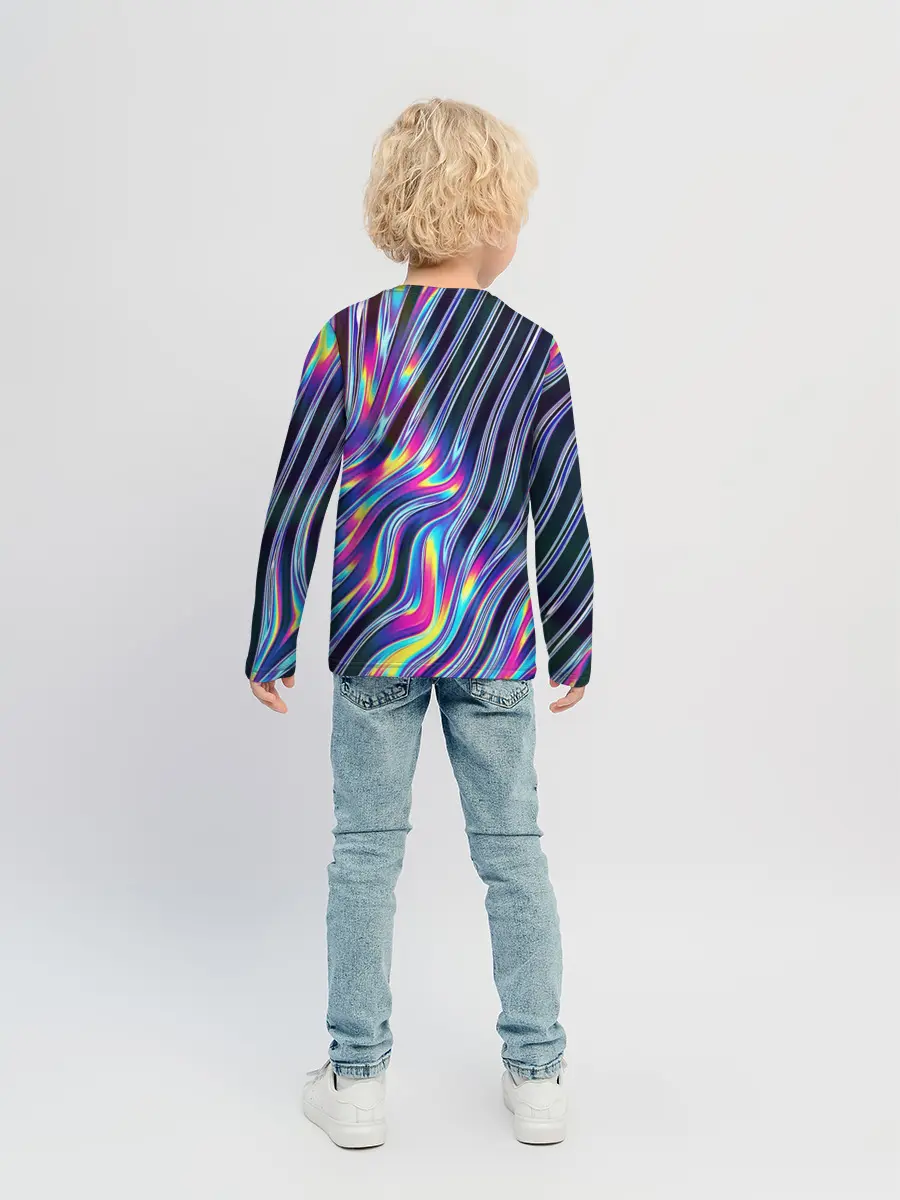 Детский лонгслив / DIGITAL ABSTRACT