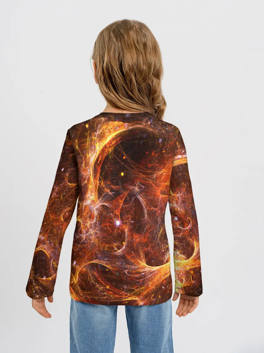 Детский лонгслив / КОСМОС