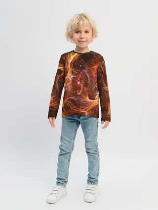 Детский лонгслив / КОСМОС