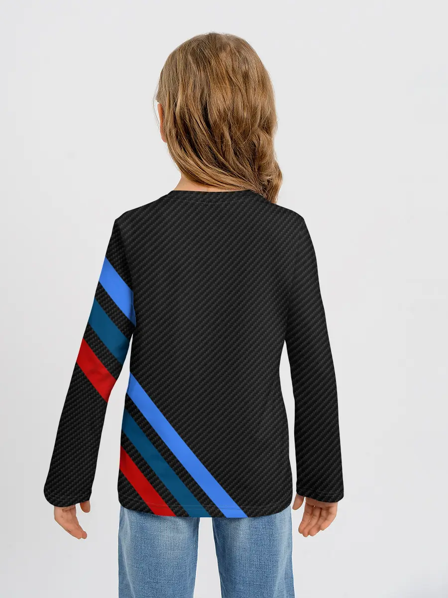 Детский лонгслив / BMW POWER CARBON