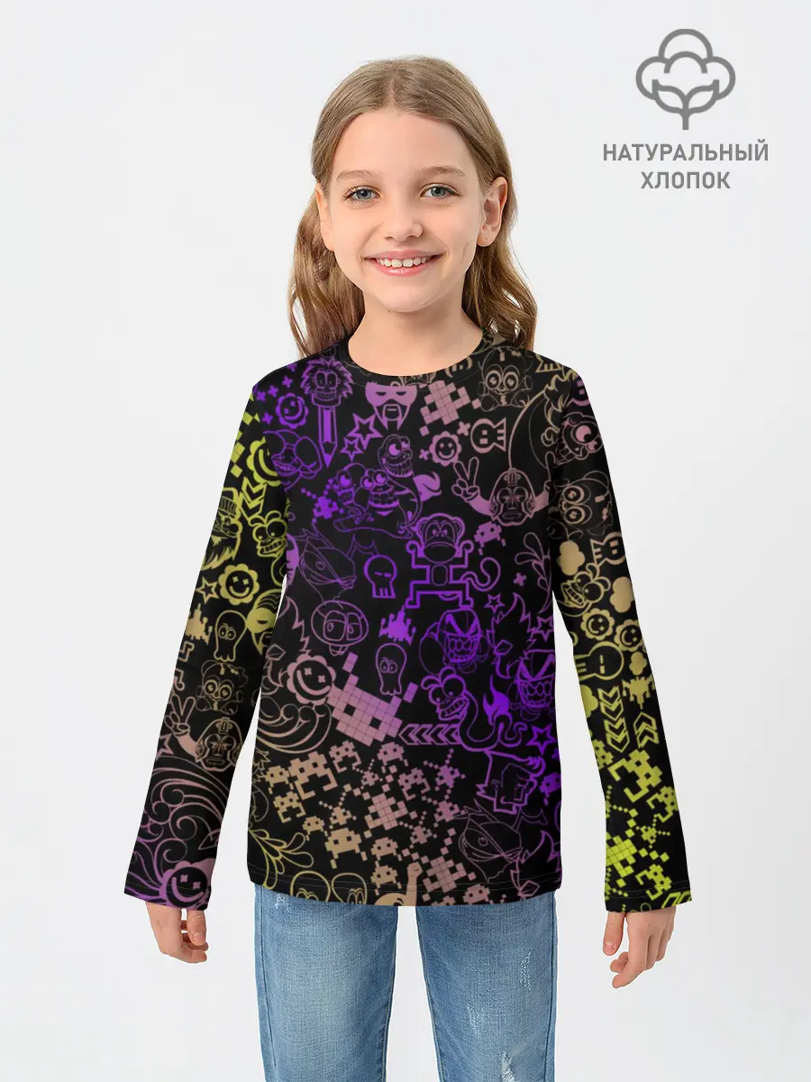 Детский лонгслив / Игры