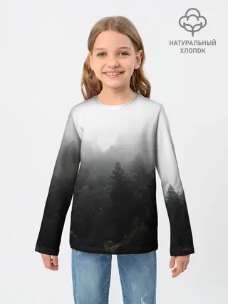Детский лонгслив / Лес
