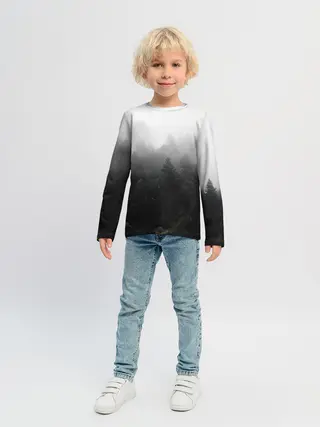 Детский лонгслив / Лес